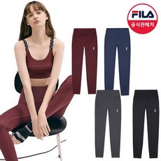 [공식] FILA 스몰 리니어 레깅스 택1 FI4LGC6442F_4SKU