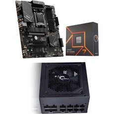 INDRAL Micro Center AMD Ryzen 7 7700X CPU 프로세서 번들MSI pro 프로 B650P WiFi Series 마더보드 및 G 포함.스킬풀 모듈러 - 7700x