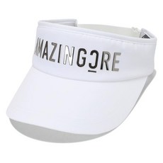 어메이징크리 골프 BASIC VISOR 썬캡 모자 썬바이저 메탈로고 남여 커플 화이트 블랙 그레이, 1개