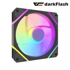 다크플래쉬 darkFlash DM12 PRO 120 PWM ARGB 시스템쿨러 (BLACK), 1개