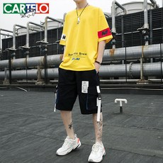 트렌드 멋진 중학교 고등학교 남자맨 여름옷 마른남자옷 T