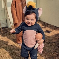 톰과제리 바디슈트 제리옷 제리코스튬 남아 여아 할로윈 의상 귀여운 유아 아동 코스프레 옷