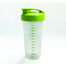 타파웨어/믹스앤쉐이크/흔들이/물병/600ml, 화이트+블루, 600ml, 1개