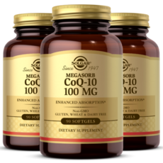 솔가 메가솔브 코큐텐 100mg 90정 3통, 3개