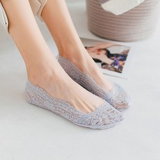 2+1 안벗겨지는 레이스덧신 3color 3켤레 235-245cm