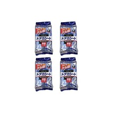 대량구매 에리에르 땀 닦기 시트 얼굴 바디 드데카 시트 for MEN 슈퍼 쿨 타입 덕용 30매 안면 쏙 30cmX30cm 상쾌한 시트러스향 X4개, 4개
