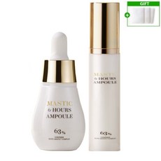 매스티나 그리스 수액 기미앰플 매스틱 6 아워스 앰플 15ml+마사지앰플15ml+순면화장솜3개, 앰플15ml*1병+마사지앰플15ml*1병+사은품