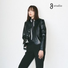 지스튜디오 영국산가죽 레더자켓실크100 스카프 마감임박!!!
