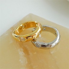 큐빅순금반지