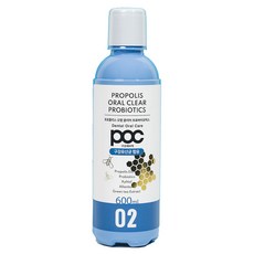 POC 프로폴리스 유산균 가글 오랄클리어 구강청결제 입속 입냄새제거가글 600ML 1병