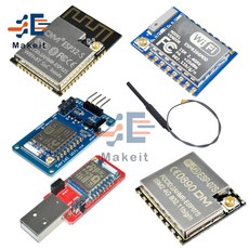 ESP8266 ESP 07 ESP 07S Arduino 용 2.4GHz IPEX 안테나가있는 무선 WIFI Bluetooth 확장 보드 모듈에 직렬 ESP32 S|반도체 집적회, 1개, 단일