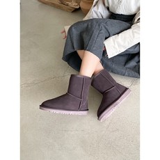 보보앤코 리얼 소가죽 미들 어그부츠 (4color)
