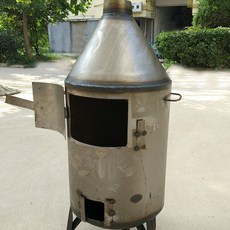 대형소각통 소각로 화목난로 대형 용광로 불통 굴뚝직경 10cm, 두꺼운모델 1.05M 직경36CM
