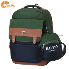 NEPA 네파키즈 브랜든 2IN1 스쿨백 책가방 그린 KFC7509