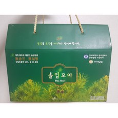 솔잎모아 무농약 솔잎차 무송진 솔잎 즙 액기스 엑기스 75ml x 30개, 1개