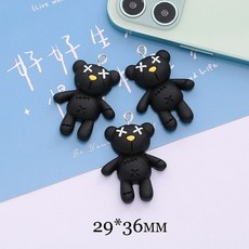 24k곰돌이팬던트