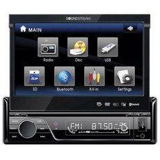 Soundstream VIR-7830B Single-Din 블루투스 차량용 스테레오 DVD 플레이어, 상세내용참조