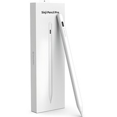 SINJIMORU iPad Pencil第2代通用觸控筆, 白色的, 1個