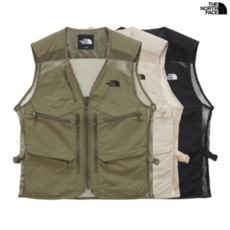 [매장정품] 노스페이스 남성 여름 등산 조끼 통풍 작업복 포켓 기어메쉬 베스트