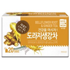 [녹차원] 도라지생강차 20티백, 1개