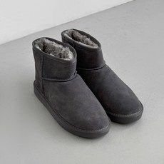 왓위웨어 남자 숏어그 양털 키높이 방한 부츠