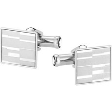 MONTBLANC Heritage Stainless Steel Cufflinks, 1개