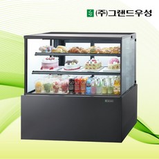 우성 1200 제과쇼케이스 업소용 4단 블랙 사각형