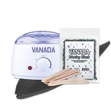 VANADA 왁싱 블랙 기획 워머기 포함 셀프 헤어라인 제모 150g, 단일상품