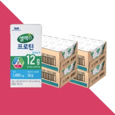 매일유업 셀렉스 프로틴음료 로우슈거 190ml 24팩X4박스, 4박스