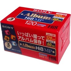 소니 8밀리 비디오 카세트 120분 Hi8MP 타입 3권팩 3P6-120HMPL, 1개, 상품명참조