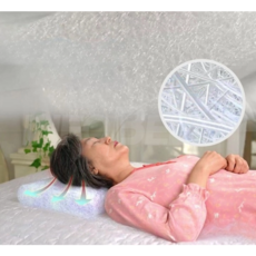 [TV홈쇼핑정품 인포벨]고분자 냉장고 베개 마미센스 그물망 여름 접촉 냉감 베개커버 그물망 통풍 열대야 꿀잠