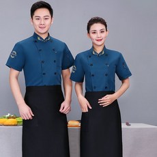 TaoBao 주방복 쉐프복 한식복 조리복 식당 유니폼 세트세트 YM