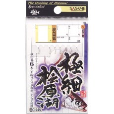 笹目 바늘 (SASAME) 빙어 극세 히라 바라 호수 C-245 0.5 호