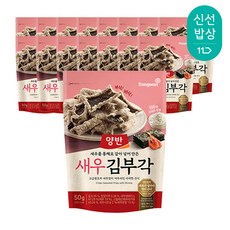 새우김부각 16개 50g 간편반찬 대용량 반찬 술안주 양반 동원+664YU