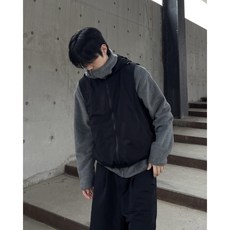 고프코어 후드 플리스 집업 3C