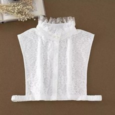 ROYALBELLE 여성 디자인 레이어드 페이크 카라 레이스카라 넥 D0121922 상품 이미지