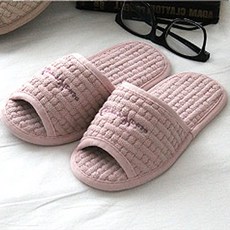 리빙업오션 컴피거실화 층간소음 워셔블 실내화, 핑크