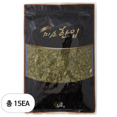 미소한입 호박씨, 1kg, 15개