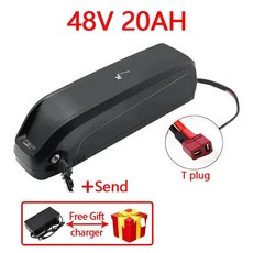 Hailong 전기 스쿠터 배터리 250W ~ 오토바이 자전거 방수 리튬 및 36V 48V 52V 20Ah-40Ah, 1개