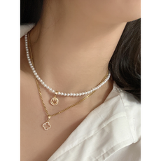 진주미니목걸이