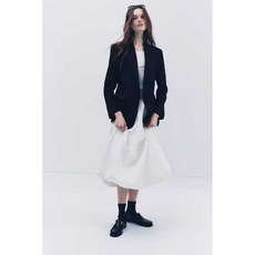 ZARA 여성정장 데이트룩 스탠다드 원 버튼 정장 스트레이트 자켓