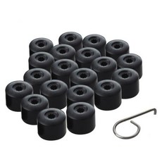 자동차 휠 너트 캡 17mm 특수 소켓 볼트 림 폭스바겐 뉴 라비다 사지타르 투란 골프용 자동 허브 나사 커버 20 개입, 20개