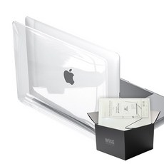 와이즈 맥북에어 11인치 투명 하드 케이스 + 투명 키스킨 + 트랙패드 필름 A1370 A1465