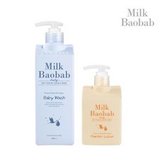 밀크바오밥 베이비워시 500ml+베이비 파우더로션 250ml, 밀크바오밥 베이비워시 500ml+베이비 파우더로션 25