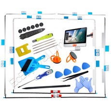 076 1437 076 1422 A1418 A1419 업그레이드 A2116 A2115 HDD 교체 SSD 디스플레이 테이프/접착 스트립/iMac 27 "21.5 용 개방형 LC, 단일, For A1418 A2116, 1개