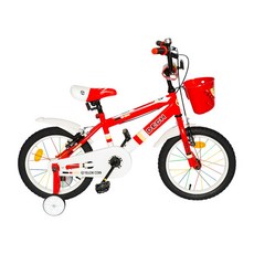 옐로우콘 어린이 자전거 데크 18형, 레드
