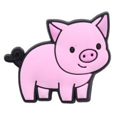 돼지 말 닭 코끼리 달팽이 게 불꽃 새 PVC 신발 참 팔찌 구멍 신발 장식 액세서리 1 개, 01 CHINA, 24 보라색, 1개