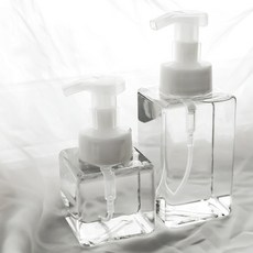 닥터보틀 버블메이커 사각 투명 거품용기, 2개, 거품용기(투명) 450ml