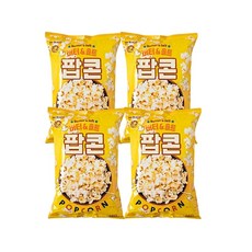 [퀴클리몰] 노브랜드 버터 앤 솔트 팝콘 100g, 4개