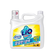 리큐 진한겔 꿉꿉한 냄새 싹 액체세제, 6L, 1개